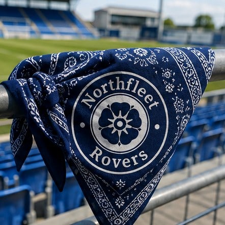 Customized bandanas for sports teams and fan clubs